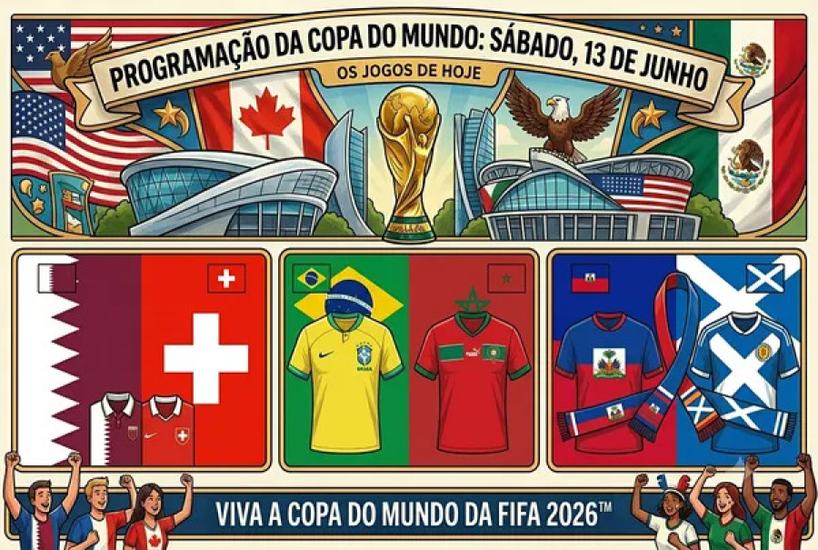 Mais que só o Brasil: Confira jogos da Copa do Mundo neste sábado (13)