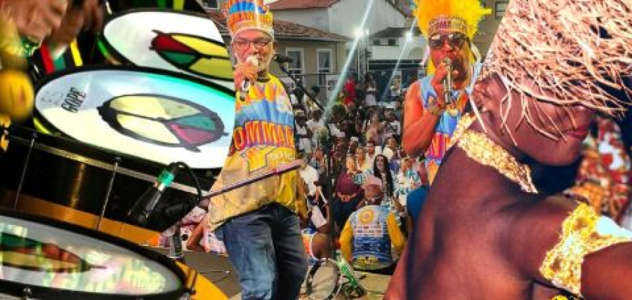Olodum comanda festa da classificação da Seleção Brasileira no Pelourinho
