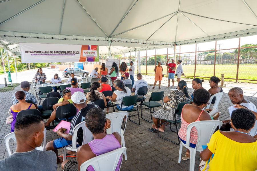 Recadastramento itinerante para o Mais Pesca chega a Itacimirim
