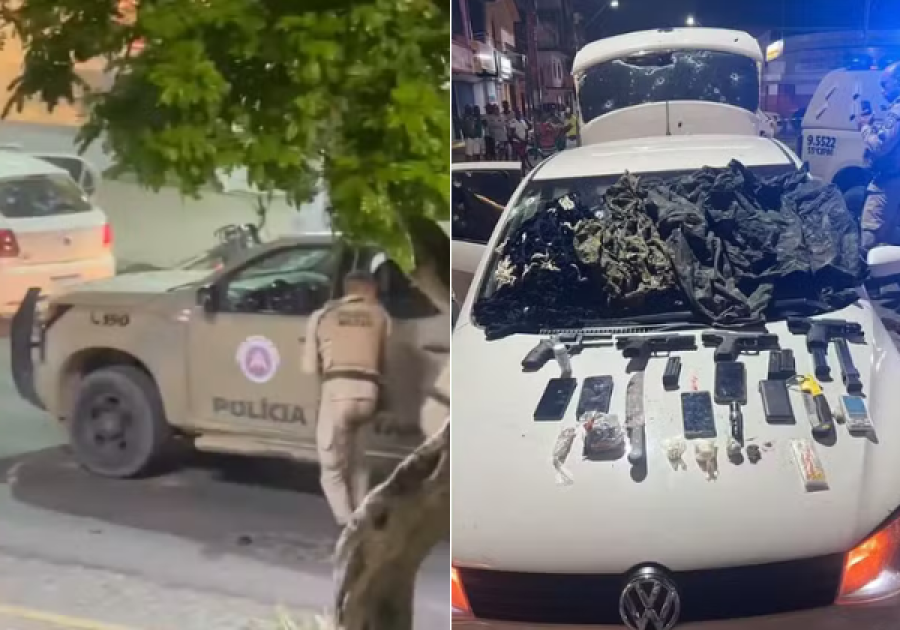 VÍDEO: Tiroteio entre PM e suspeitos deixa quatro mortos no sul da Bahia