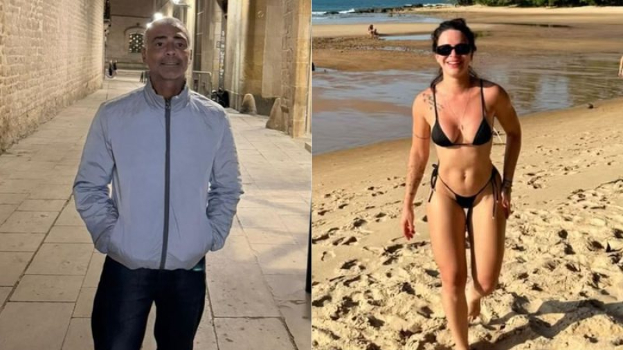 Apaixonado! Romário viaja com namorada 45 anos mais nova e rasga elogios à amada: “Maravilhosa”
