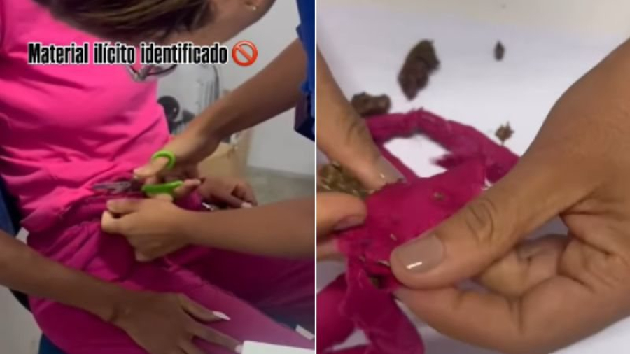 Mulher tentando entrar em presídio baianao com drogas no cordão da calçaulher tentando entrar em presídio baianao com drogas no cordão da calça