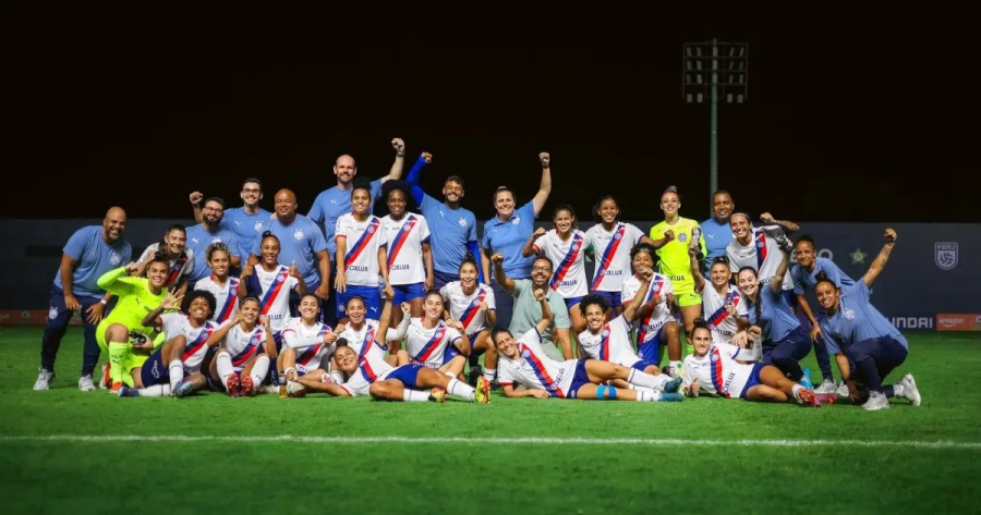 Bahia vence Flamengo, engata 5ª seguida e sobe ao G-3 do Brasileiro Feminino