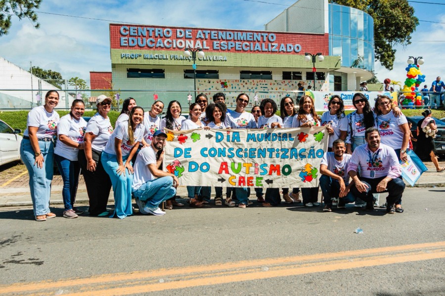 Caminhada pela Conscientização do Autismo mobiliza comunidade em Mata de São João