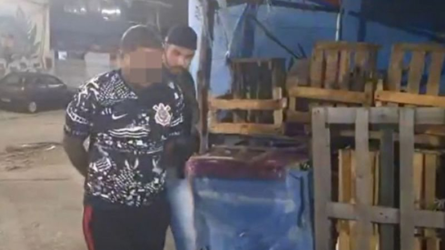 PERICULOSO! Vídeo mostra 'puxador de guerra' do TCP caindo em cerco policial