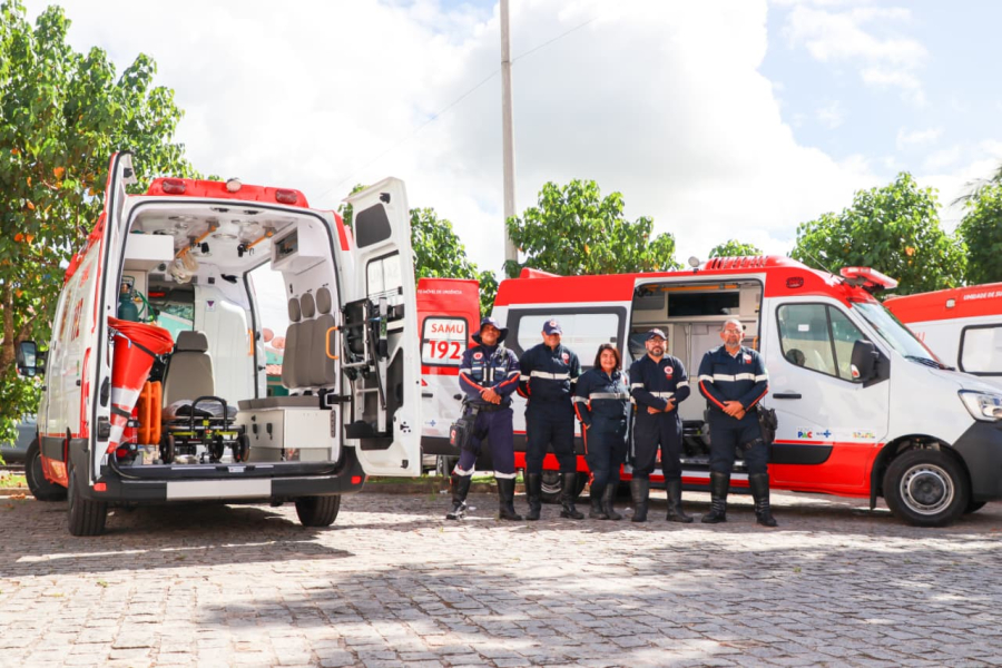 Mata de São João reforça atendimento de urgência com novas ambulâncias do SAMU