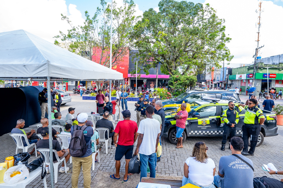 STT inicia campanha do Maio Amarelo com ação inédita no Centro de Camaçari