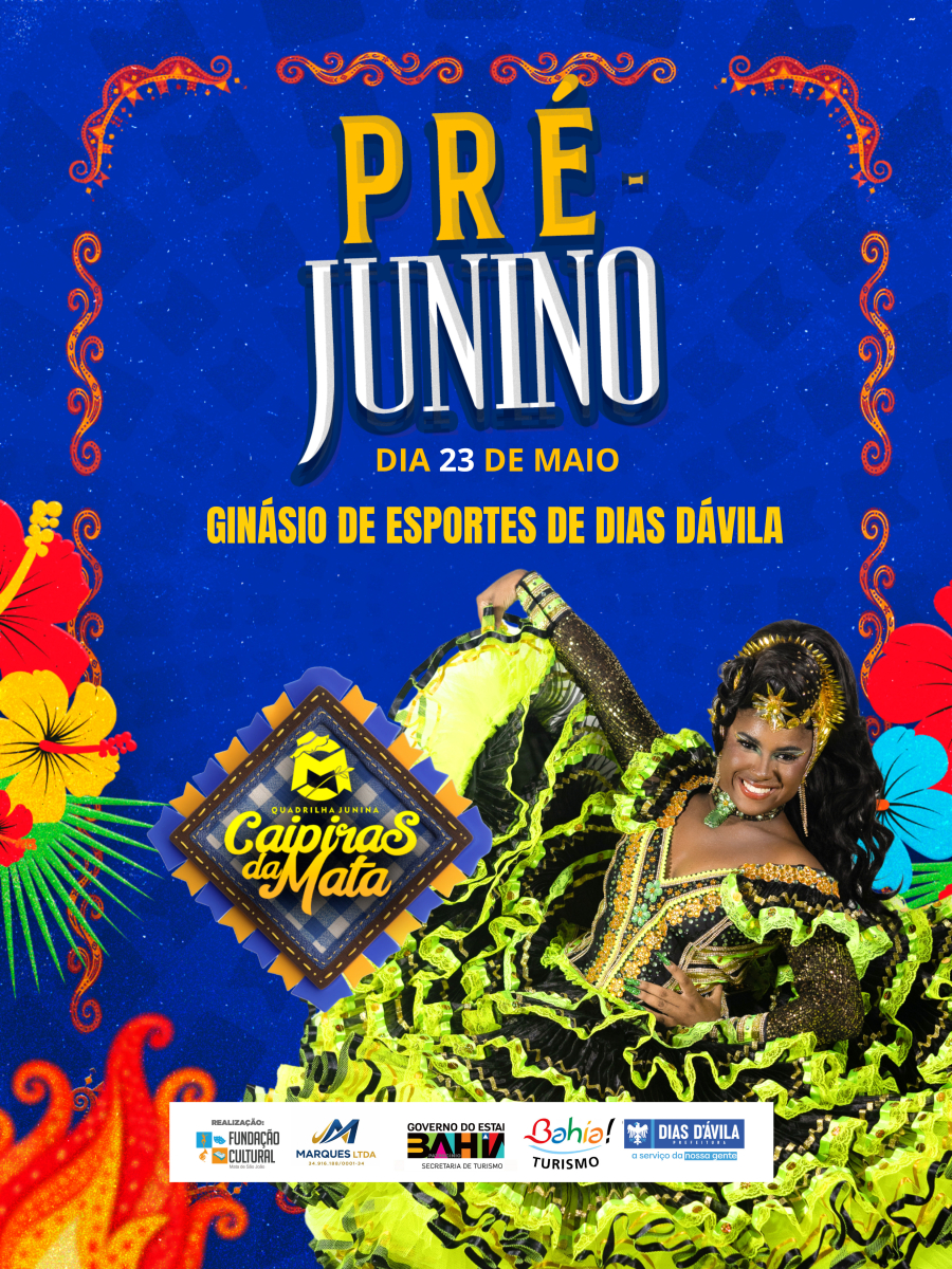 Dias D’Ávila entra no clima junino com o Pré-Junino da Quadrilha Caipiras da Mata