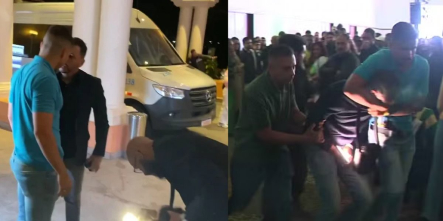 Homens são retirados de evento após críticas a Flávio Bolsonaro: “Somos de direita, porém não somos bolsonaristas”