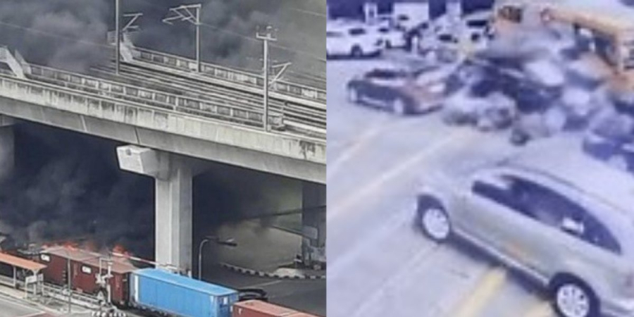 Acidente entre trem e ônibus deixa 8 mortos e 25 feridos em Bangkok