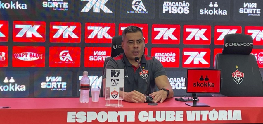 air Ventura cita desgaste do Vitória na derrota para o Bragantino pelo Brasileiro