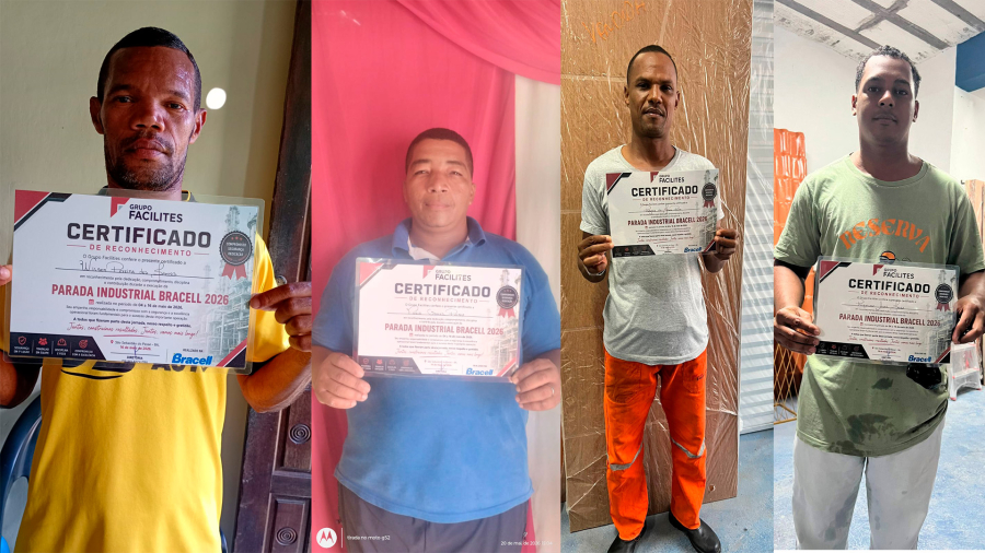 Equipe matense indicada por Franquilin Aguiar ganha destaque durante parada da Bracel no Polo Petroquímico de Camaçari