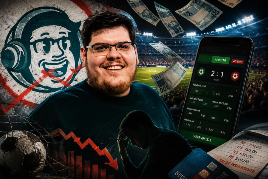 Polêmica CazéTV expõe uma pergunta incômoda: o futebol virou um balcão de apostas?