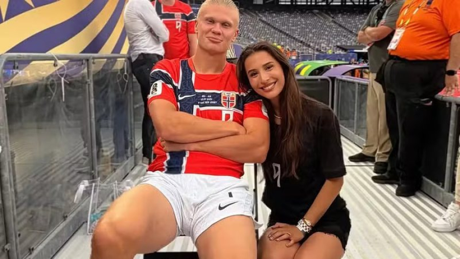 Namorada de Haaland comemora eliminação do Brasil e publicação viraliza nas redes;