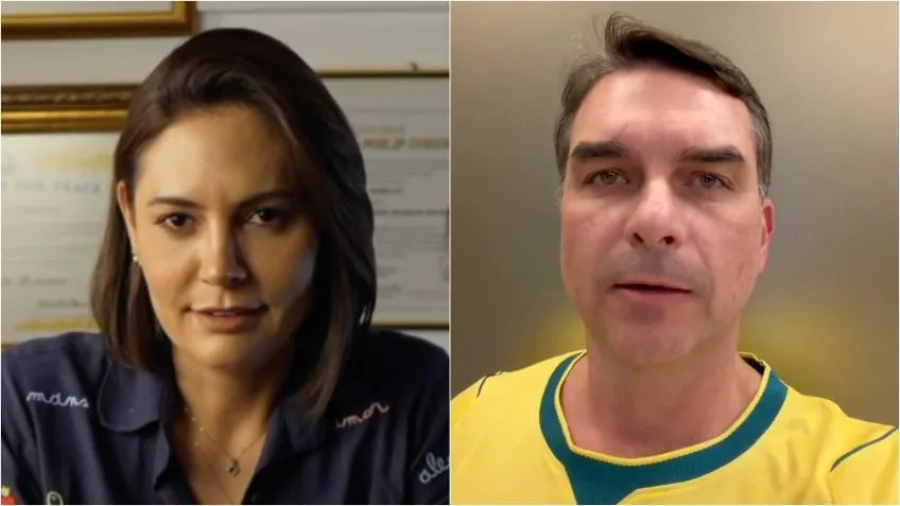 Flávio diz que espera Michelle voltar à campanha: 