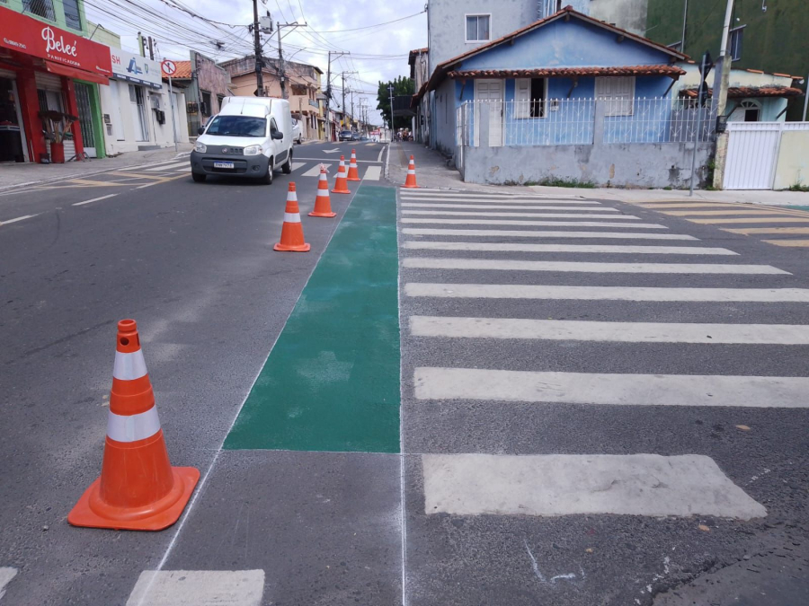 STT conclui mudanças no trânsito em Arembepe e Vila de Abrantes com nova sinalização