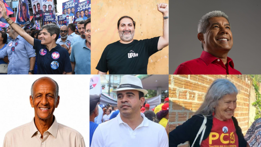 Eleições 2026: Confira a agenda dos candidatos ao governo da Bahia nesta terça-feira (18)