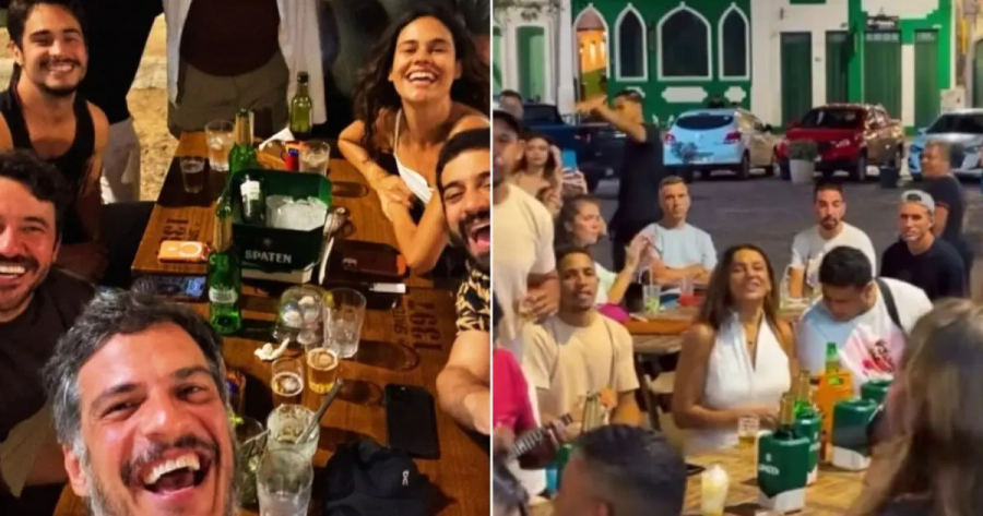 VÍDEO: Elenco de novela da Globo curte forró em Lençóis após gravação