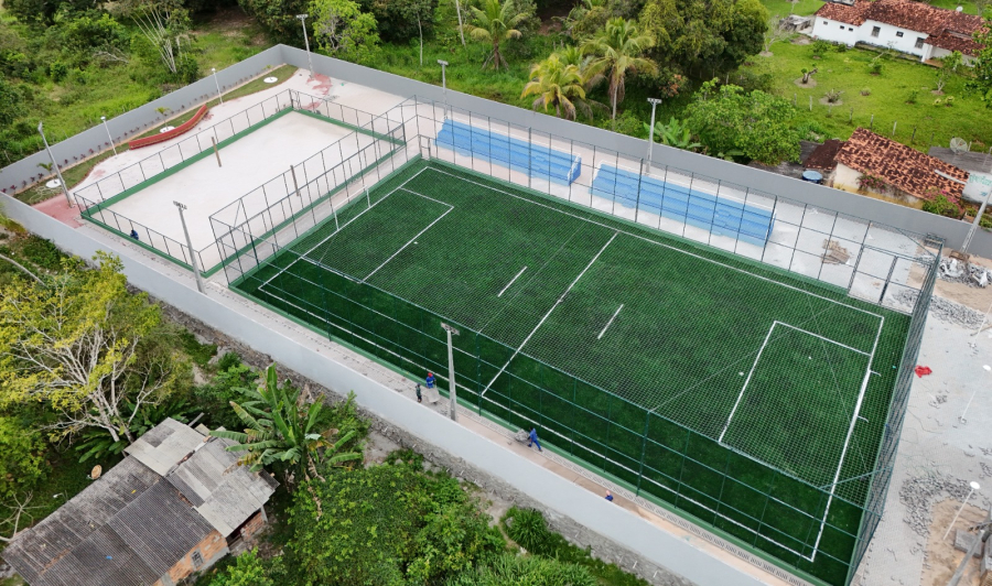 Prefeitura inaugura Campo de Grama Sintética e Quadra de Futevôlei nesta sexta-feira (25)