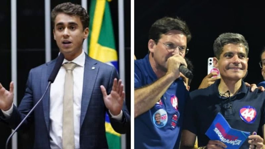 Nikolas Ferreira declara apoio a ACM Neto e João Roma na Bahia