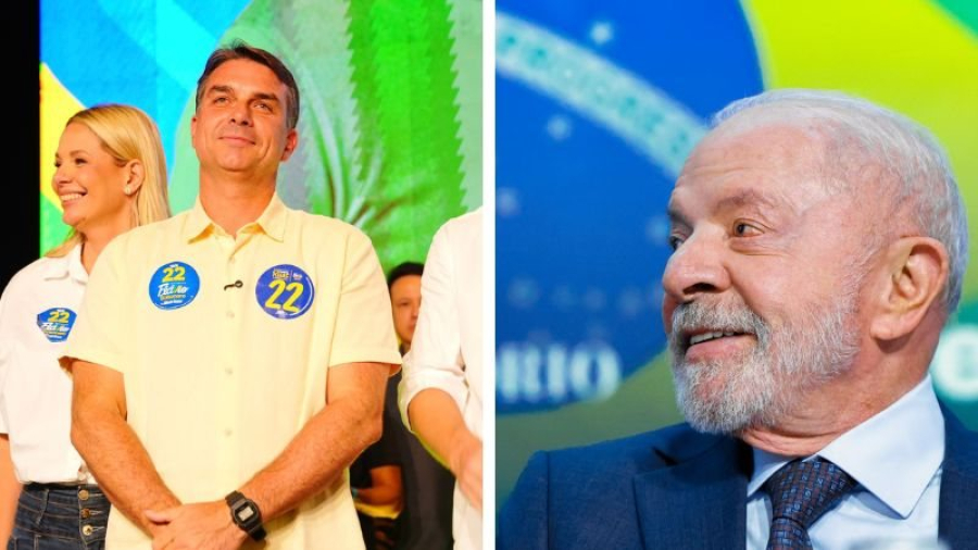 Nova pesquisa aponta vitória de Flávio Bolsonaro no 2º turno contra Lula