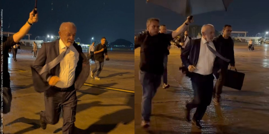 Aos 80 anos, Lula corre até avião após sabatina na Globo e chama atenção nas redes