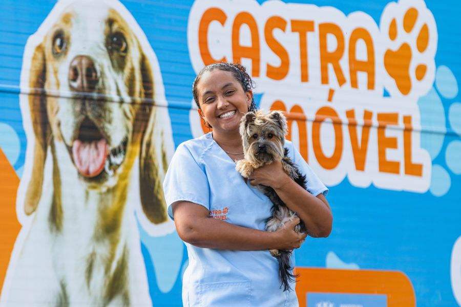 CastraMóvel leva castração gratuita de cães e gatos a Imbassaí